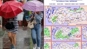 Fırtına, yağmur ve 44 derece sıcaklık bir arada! Meteoroloji’den şehir şehir kritik hava uyarısı: İstanbul da listede!