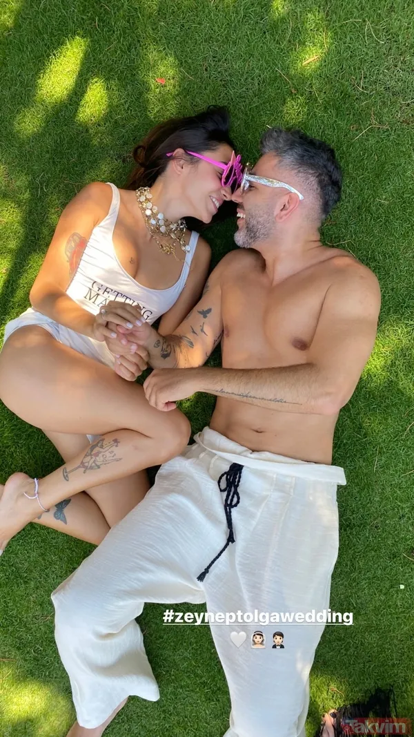 Zeynep Bastık bekarlığa veda partisinde beyaz bikinisiyle şov yaptı! O pozlar sosyal medyaya damga vurdu gören dönüp bir daha baktı - 5