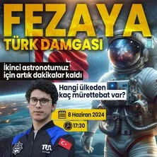 7 deney tek hedef! Türkiye’nin ikinci astronotu Tuva Cihangir Atasever’in uzay yolculuğu için geri sayım başladı