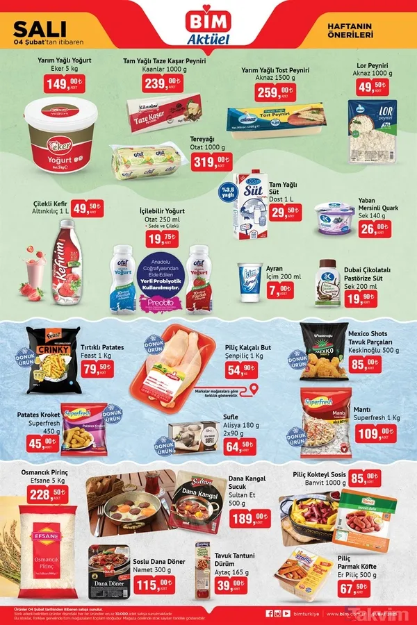 4-7 Şubat 2025 BİM aktüel kataloğu: Tencere, kahvaltı, bardak setinde çeyiz indirimi - 10