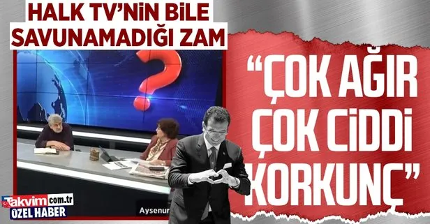 İmamoğlu’nun ulaşıma yüzde 40 zammı yandaşların bile dudağını uçuklattı! Halk TV’de Ayşenur Arslan ve Faruk Eren’den dikkat çeken sözler