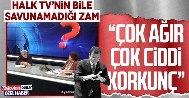 İmamoğlu'nun ulaşıma yüzde 40 zammı yandaşların bile dudağını uçuklattı! Halk TV'de Ayşenur Arslan ve Faruk Eren'den dikkat çeken sözler