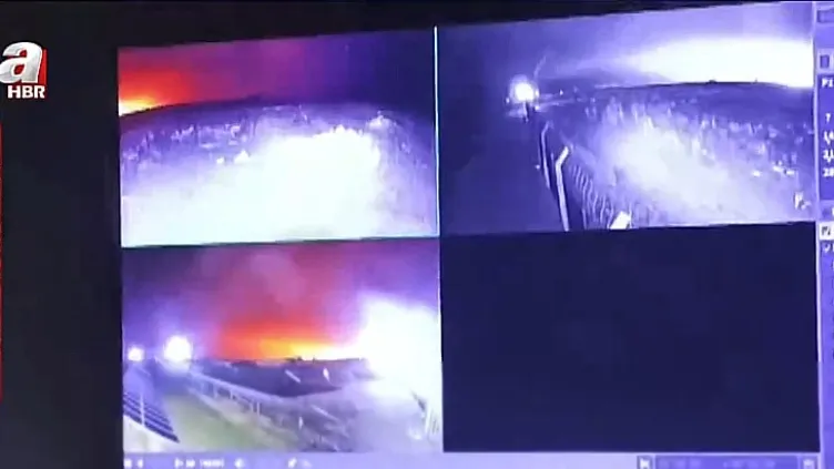 Ankara Haymana’da düşen jetin o anları kamerada