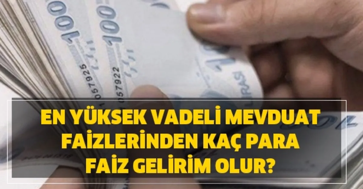 Bankalarin Vermis Oldugu 32 Gunluk Faiz Oranlari Yukseldi Takvim