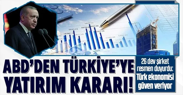 ABD’li şirketler Türkiye’de yeni yatırımlara hazırlanıyor!