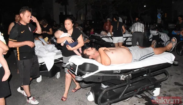 Muğla'daki deprem sonrası vatandaşlar sokağa döküldü - 25