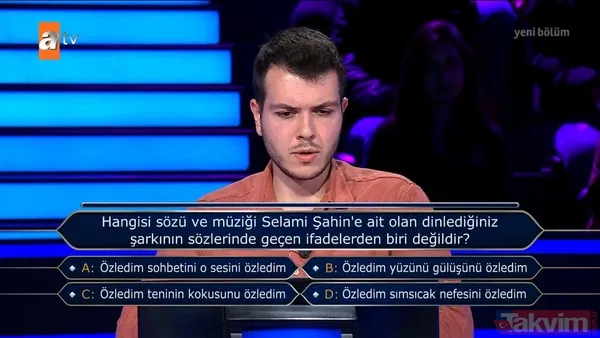 22 Ocak Kim Milyoner Olmak İster son bölüm izle! Ters köşe oldu! 100 bin TL’lik pişmanlık ekrana kilitledi! Herkesi şaşkına çevirdi - 45