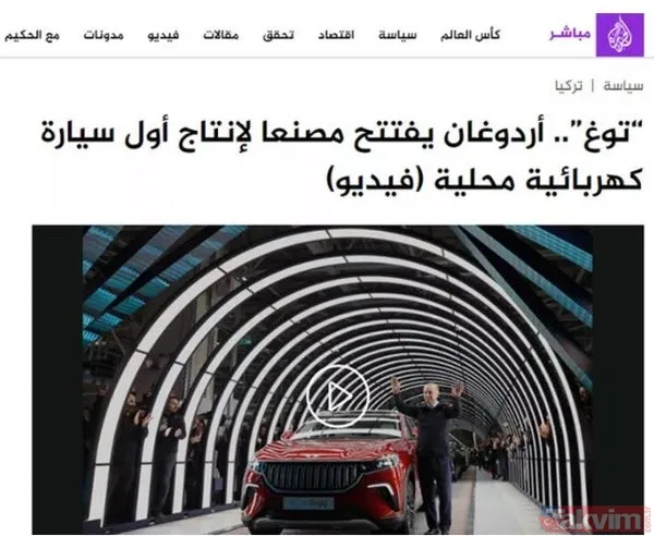 Togg dünya manşetlerinde! Rusya'dan ABD'ye Çin'den Yunanistan'a... Herkes övgü yağdırdı - 7