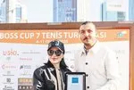 Sosyetik güzel İsabel Zey tenis turnuvasında!