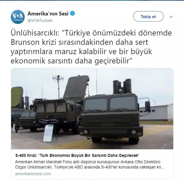 Amerikan medyasından Türkiye'ye yaptırım tehdidi-1