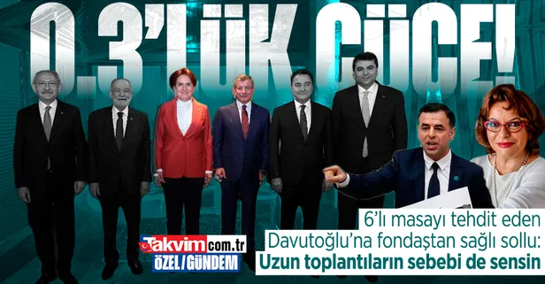 Kirli pazarlık kavgasında Davutoğlu geri adım atmıyor: Masadan çıkarız!
