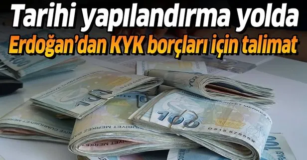 KYK borçları da pakette! Tarihi yapılandırma yolda! Başkan Erdoğan talimat verdi