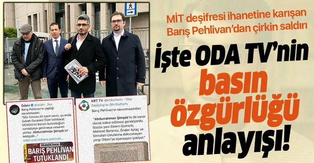 İşte ODA TV’nin basın özgürlüğü anlayışı! Barış Pehlivan Sabah Gazetesi'ni hedef aldı