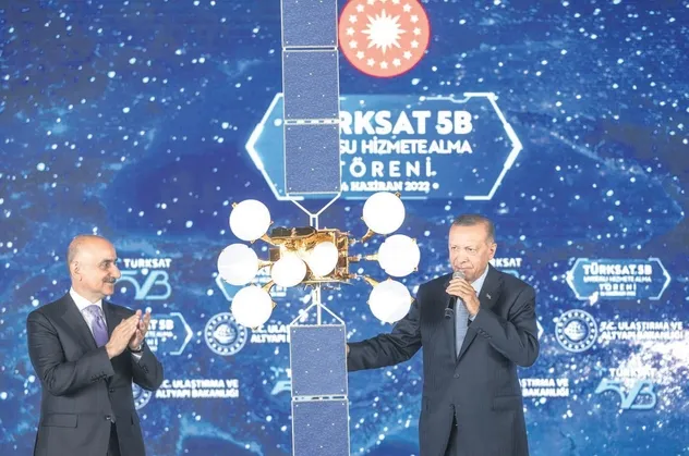 Başkan Recep Tayyip Erdoğan Türksat 5B'nin hizmete alım töreninde konuştu