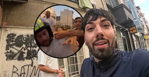 İspanyol YouTuber Tarlabaşı’nda kabusu yaşadı! ’Niye çekiyorsun’ diyerek darp ettiler