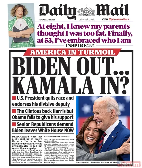 Joe Biden’ı ABD ve İngiliz basını indirdi! Adaylıktan çekilme sürecine damga vurdu: Bir ay içinde onlarca kapakla darbe yaptılar - 5
