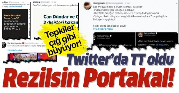 Fatih Portakal, Twitter’da ’Rezilsin Portakal’ etiketiyle TT oldu!