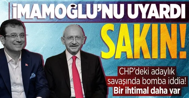CHP’deki adaylık savaşında bomba iddia: Kılıçdaroğlu, İmamoğlu’nun önünü açan bir siyaset izliyor olabilir mi?