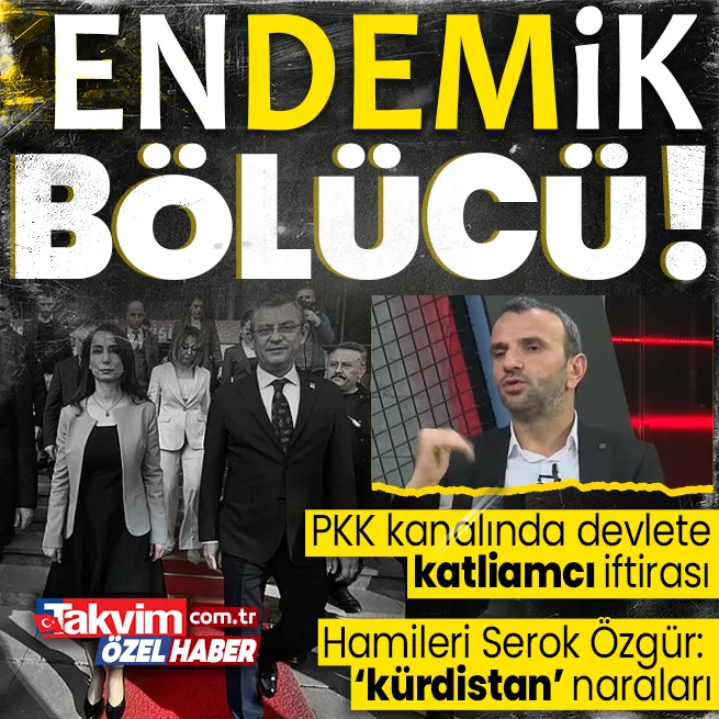 CHPnin şeffaf ittifak ortağı DEMden devlete katliamcı iftirası! PKK kanalında doğu illerimizi kürdistan ilan ettiler