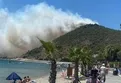 Altınoluk'ta ayrı ayrı noktalarda çıkan orman yangını kamerada! Alevler büyüyor