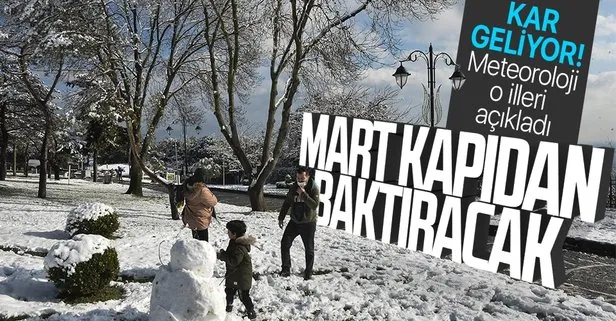 Son dakika: Kar geliyor! Meteoroloji o illeri açıkladı! İstanbul’a kar yağacak mı? | HAVA DURUMU