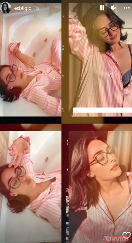 Esra Bilgiç banyodan paylaştı! Frikik veren Esra‘ya bakın sosyal medyayı salladı! Ramo ve Diriliş Ertuğrul’un yıldızı... - 9