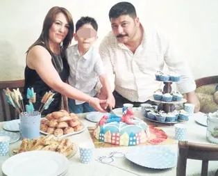 Ben dipçiği tuttum oğlum sıktı