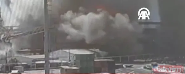 Kocaeli, Derince'de meydana gelen patlama anı güvenlik kamerasına yansıdı! İşte patlamanın boyutu - 14