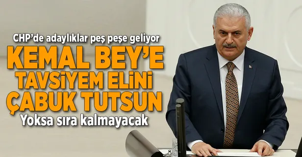 Yıldırım: Kılıçdaroğlu elini çabuk tutsun