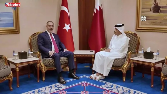 Dışişleri Bakanı Fidan, Katarlı mevkidaşı Al Sani ile bir araya geldi