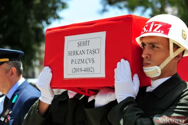 Pençe-Kilit şehidi Serkan Taşçı son yolculuğuna uğurlandı... Geriye o mesajı kaldı - 11