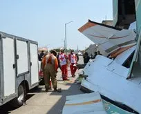 Meksika’da korkunç kaza! Uçak markete düştü