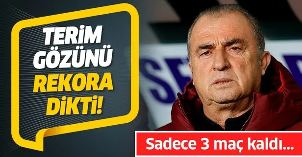 Terim gözünü rekora dikti