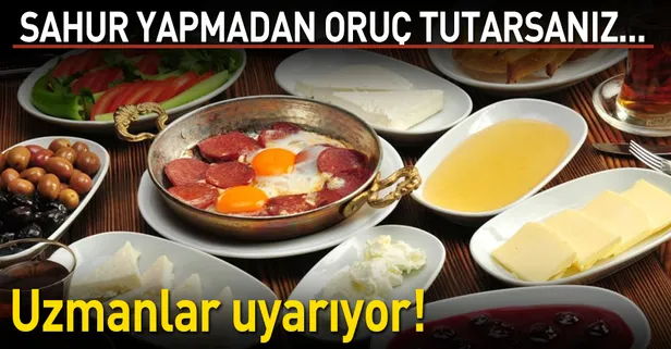 Sahursuz oruç kilo aldırıyor