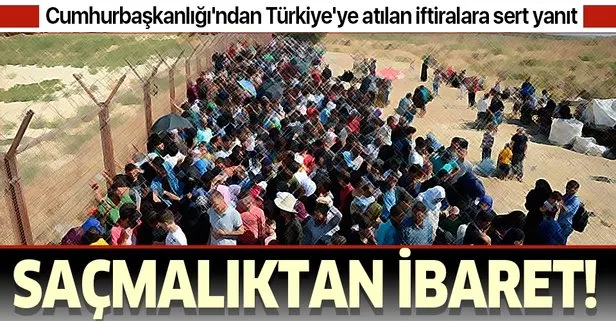 Fahrettin Altun’dan ’Türkiye Suriyelileri sınır dışı ediyor’ iddiasına sert yanıt: Saçmalıktan ibaret