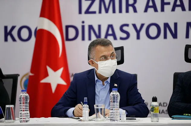Cumhurbaşkanı Yardımcısı Fuat Oktay'dan İzmir depremi sonrası önemli açıklamalar