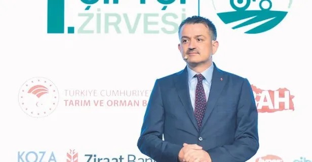 Tarım Bakanı Bekir Pakdemirli, 1. Türkiye Çiftçi Zirvesi’nde konuştu