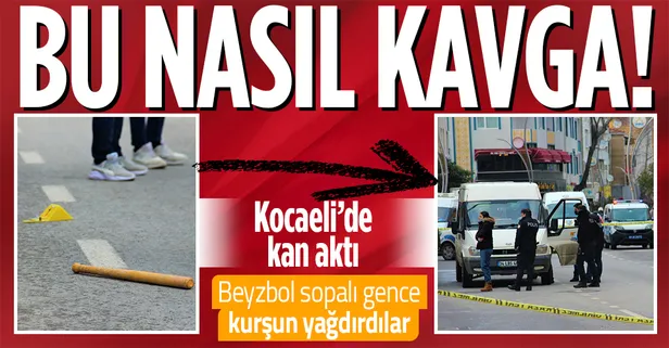 Kocaeli Darıca'da yol verme kavgası sinirleri gerdi! Beyzbol sopalı genci silahla yaralayıp kaçtı