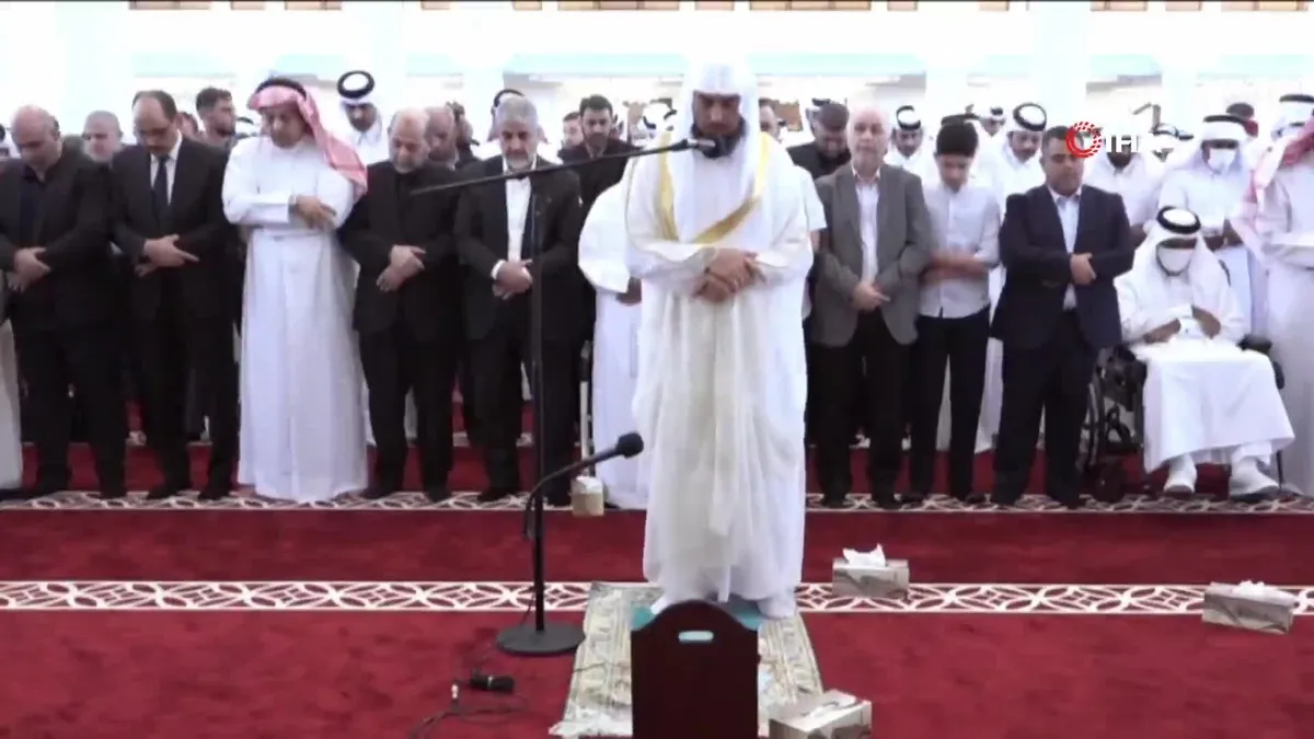 İsmail Haniye için Doha'da cenaze töreni!