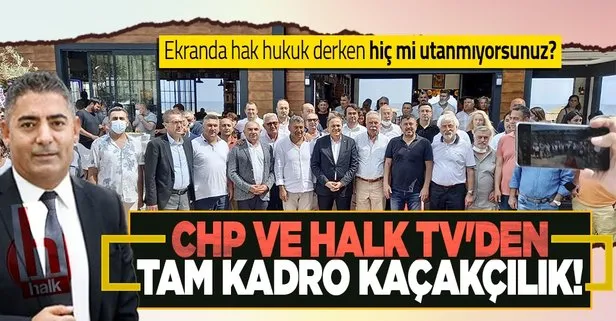 Halk TV’nin sahibi Cafer Mahiroğlu’nun kaçak restoran açılışına CHP’den tam kadro destek!