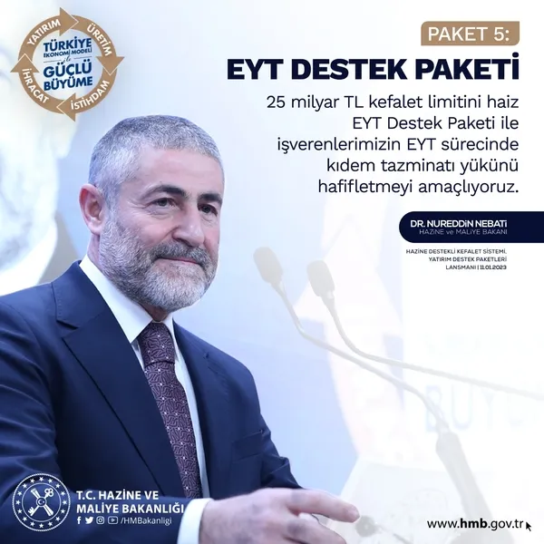 14 ayrı destek paketinde işletmelere EYT katkısı! Bakan Nureddin Nebati: 25 milyar TL'lik destek-25