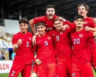 U19 Milli Takım’dan gol yağmuru