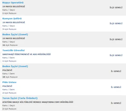 İŞKUR-KPSS şartsız iş ilanları: EGM, hastane ve belediyelere...-3