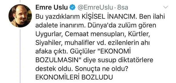 Firari FETÖ'cü Emre Uslu'dan skandal koronavirüs açıklaması-3
