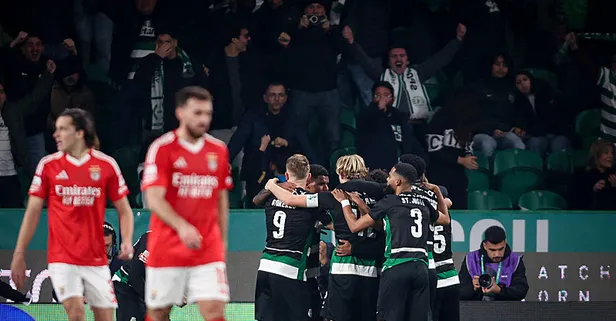 Kerem ve Orkun üzüldü! Sporting Lizbon Benfica 1-0 MAÇ SONUCU