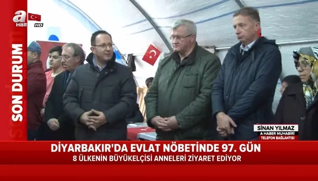 9 ülkenin Ankara büyükelçisi Diyarbakır annelerini ziyaret etti