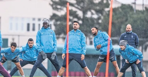 Trabzonspor, Göztepe maçı hazırlıklarını çift idmanla sürdürdü!