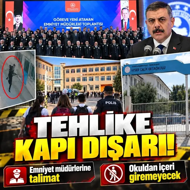 Bakan Çiftçiden yeni emniyet müdürlerine 10 maddelik talimat! Okul güvenliğine özel uyarı: Tehlike okulun kapısına gelmeden tedbirimizi alacağız