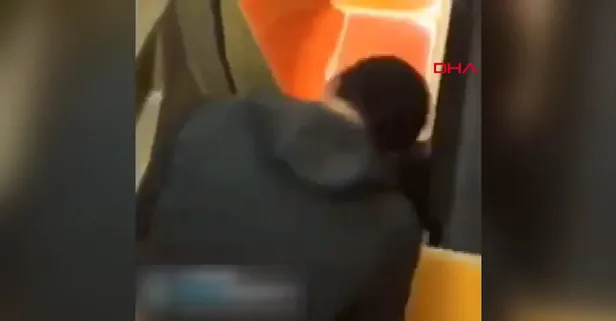 ABD metrosunda bayıltan dayak!