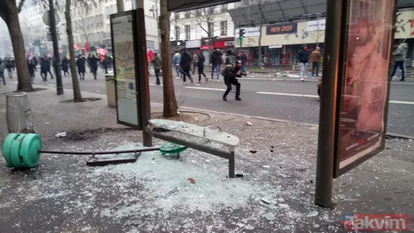 Terör örgütü PKK yanlıları Paris'i savaş alanına çevirdi! Türkiye'deki siyasi ayak HDP iftiraya başladı - 6